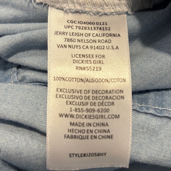 Dickies Coverall in Light Wash - Picture 10 of 16